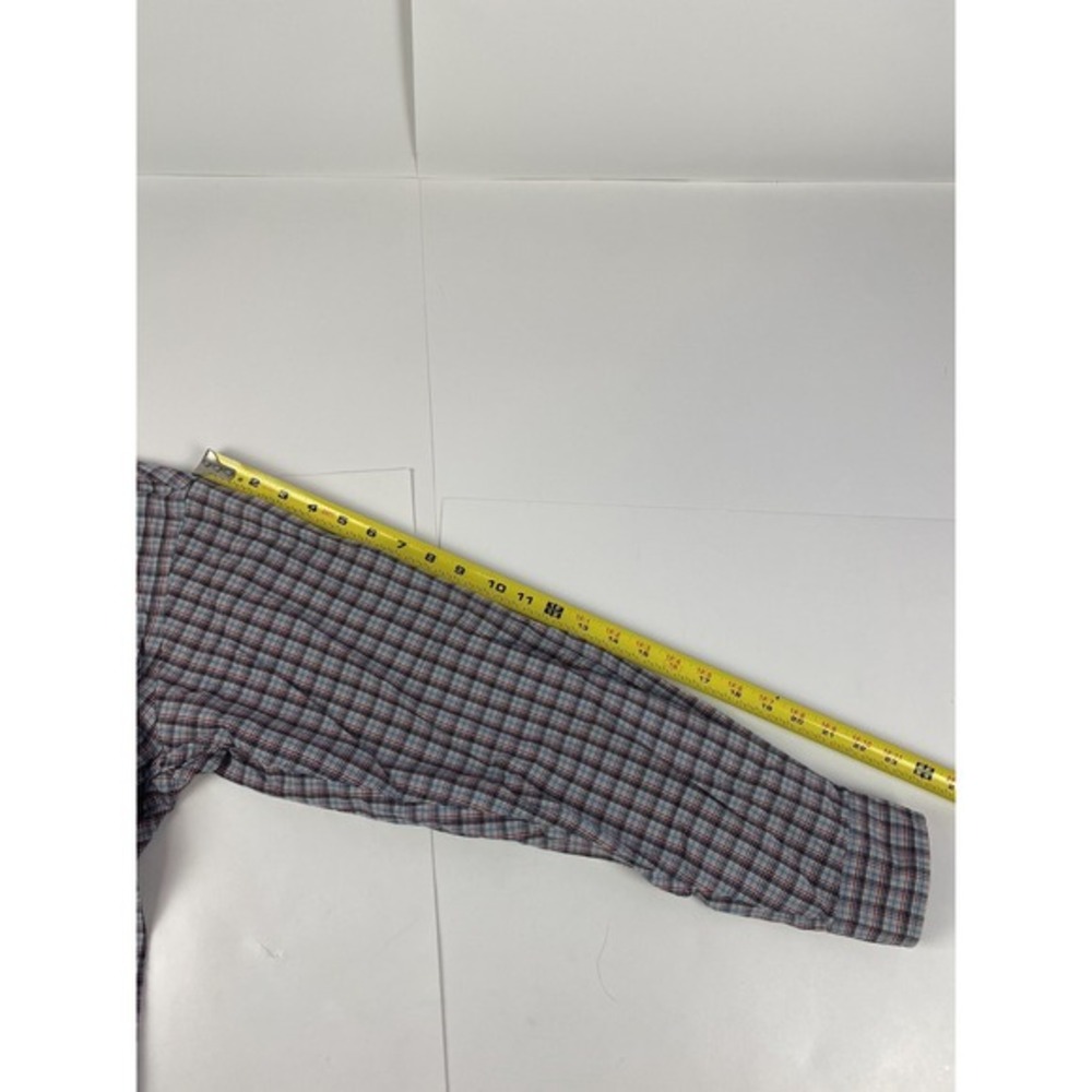 VTG 90s Tommy Hilfiger Plaid Shirt‎ Button Down Medium M Long Sleeve pocket - Picture 6 of 7